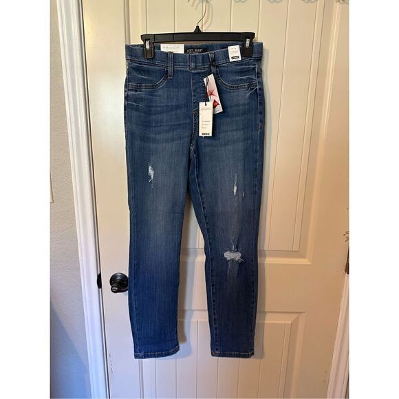 Judy Blue Denim - NWT Judy Blue High Waist Boyfriend Fit Distressed Pull On Jegging Size 5 / 27